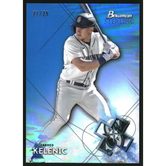 2021 Bowman Sterling Prospects Blue Refractors #BSP41 Jarred Kelenic