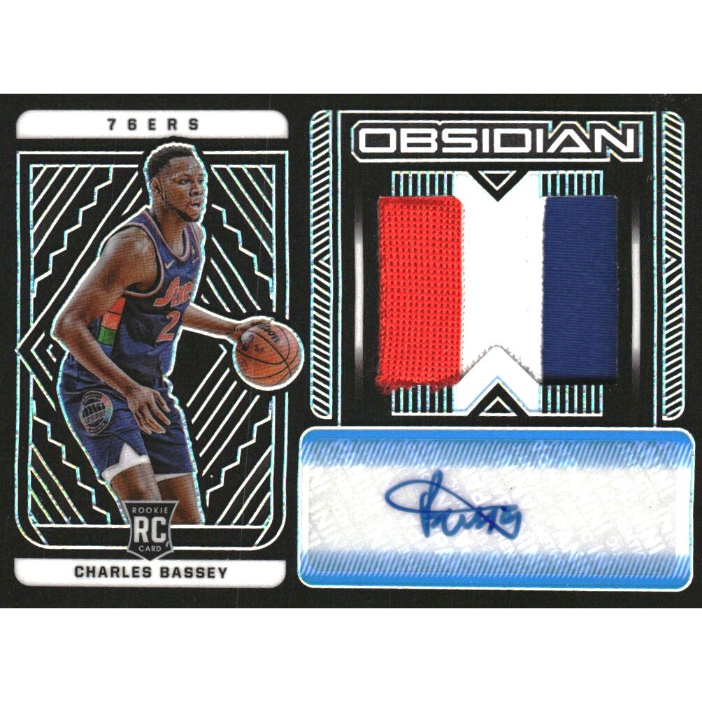 2021-22 Panini Obsidian Electric Etch Blue #203 Charles Bassey AU JSY 2021-22 Panini Obsidian Electric Etch Blue #203 Charles Bassey AU JSY