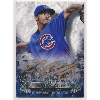 2016 Topps Tier One Breakout Autographs Copper Ink #BOACED Carl Edwards Jr.