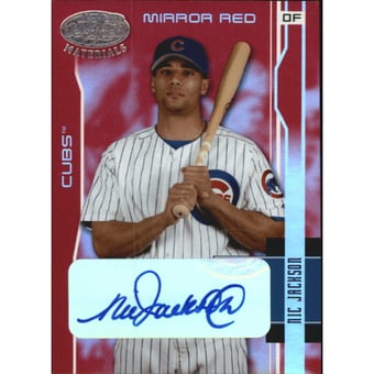 2003 Leaf Certified Materials Mirror Red Autographs #32 Nic Jackson/100