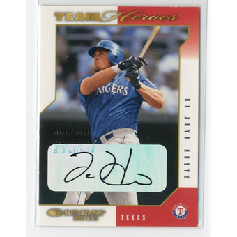 2003 Donruss Team Heroes Autographs #517 Jason Hart/123