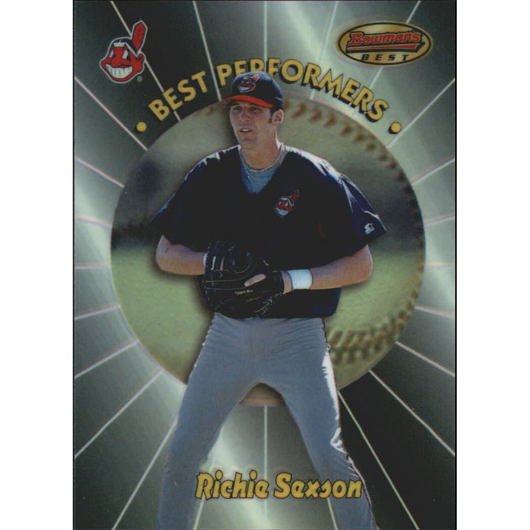 1998 Bowman's Best Performers Refractors #BP8 Richie Sexson. rookie card picture