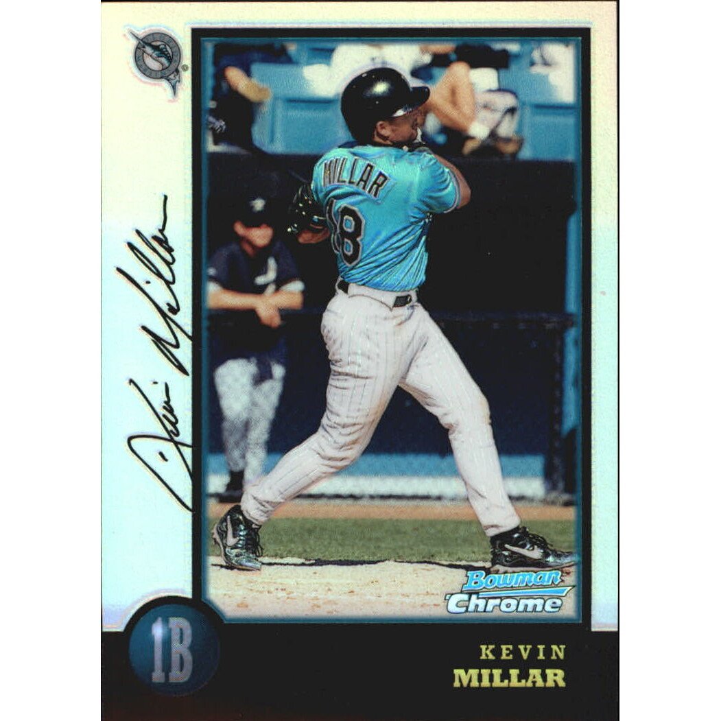 1998 Bowman Chrome Refractors #424 Kevin Millar. rookie card picture