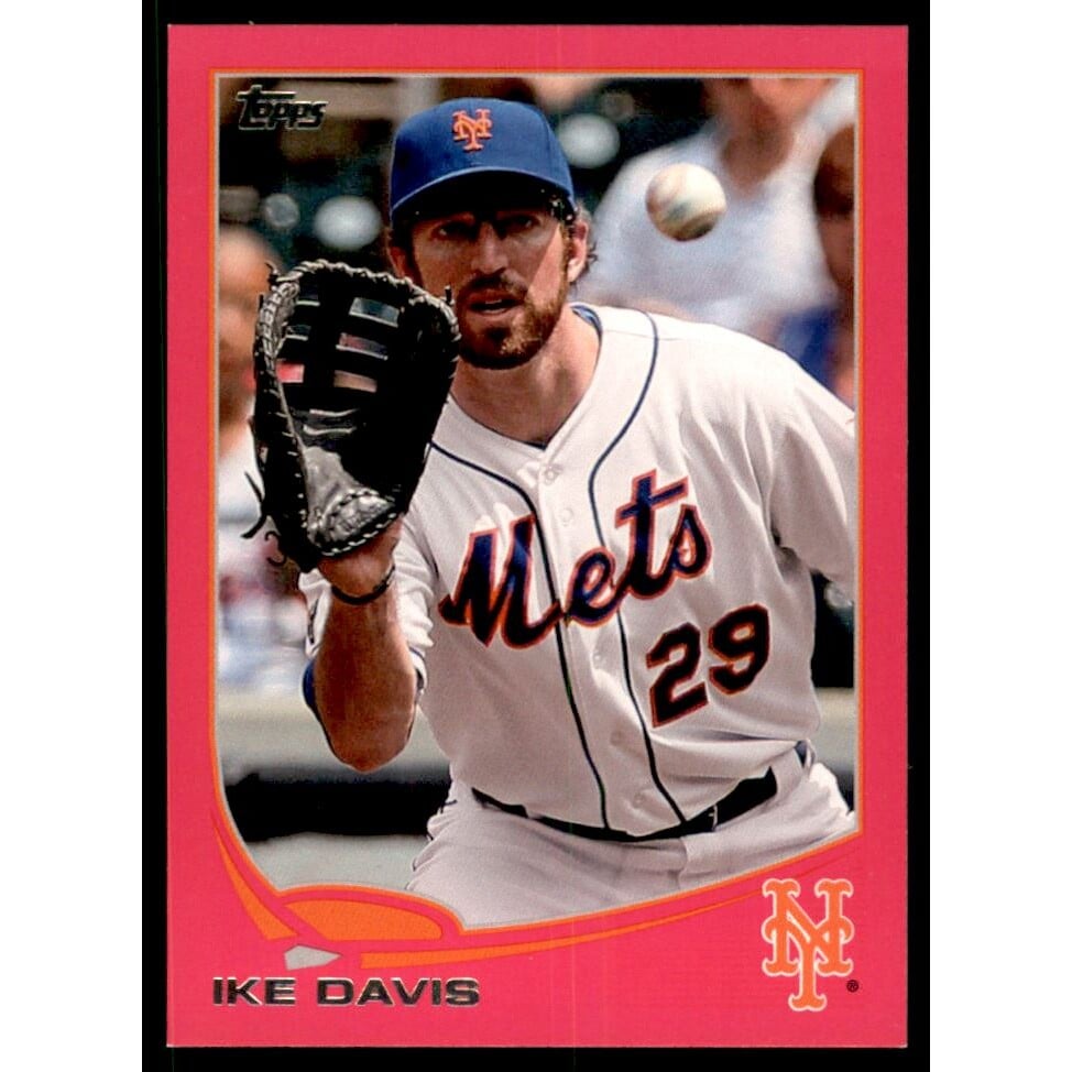 2013 Topps Mini Pink #129 Ike Davis. rookie card picture