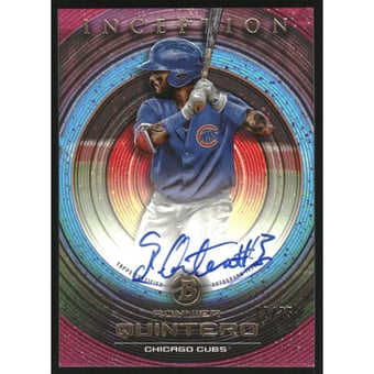 2022 Bowman Inception Autographs Fuchsia #PARQO Ronnier Quintero