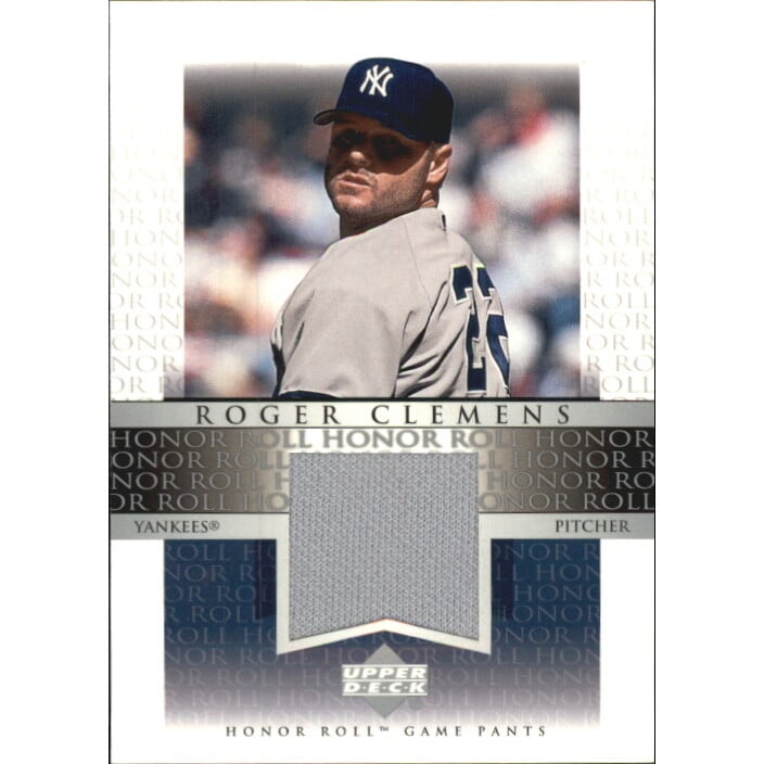 2002 Upper Deck Honor Roll Game Jersey #JRC1 Roger Clemens White