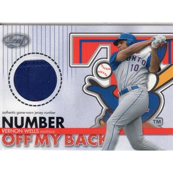 2003 Leaf Number Off My Back #4 Vernon Wells