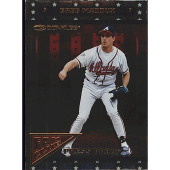 1998 Donruss Gold Press Proofs #161 Greg Maddux FC