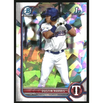 2022 Bowman Chrome Prospects Atomic Refractors #BCP119 Dustin Harris