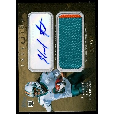 2011 Topps Inception Rookie Jumbo Patch Autographs #AJPEG Edmond Gates/599 2011 Topps Inception Rookie Jumbo Patch Autographs #AJPEG Edmond Gates/599