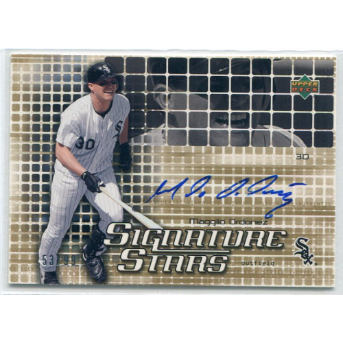 2004 Upper Deck Signature Stars Gold #MO Magglio Ordonez. rookie card picture
