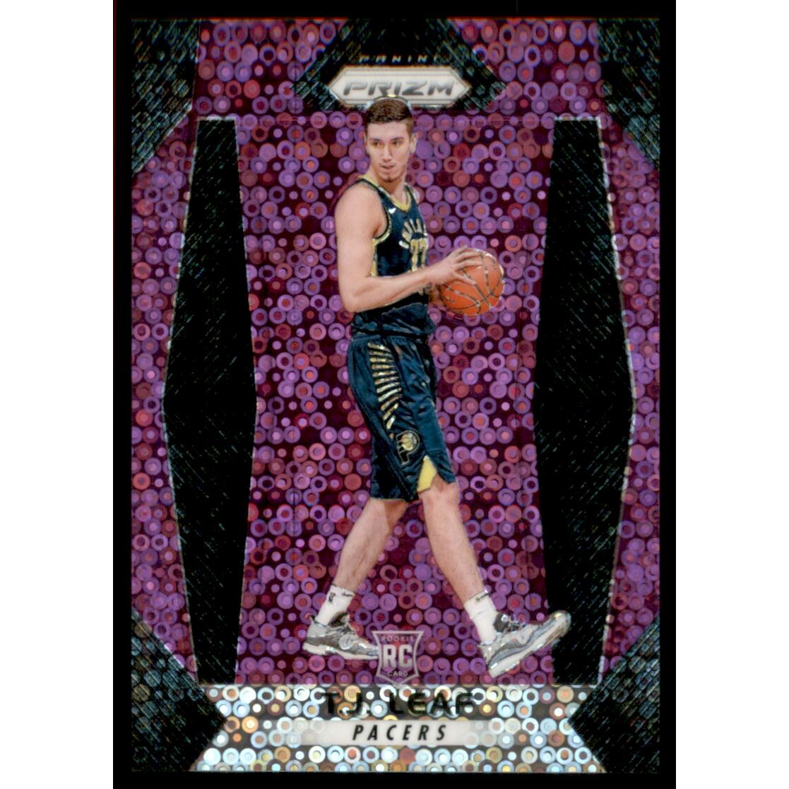2017-18 Panini Prizm Prizms Fast Break Purple #225 T.J. Leaf 2017-18 Panini Prizm Prizms Fast Break Purple #225 T.J. Leaf