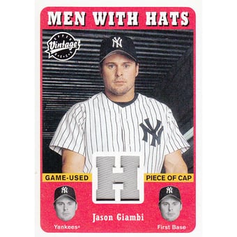2003 Upper Deck Vintage Men with Hats #MHJG Jason Giambi