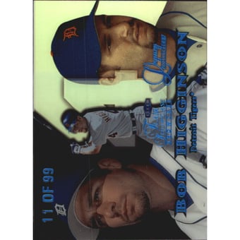 1999 Flair Showcase Legacy Collection Row 1 #54 Bob Higginson