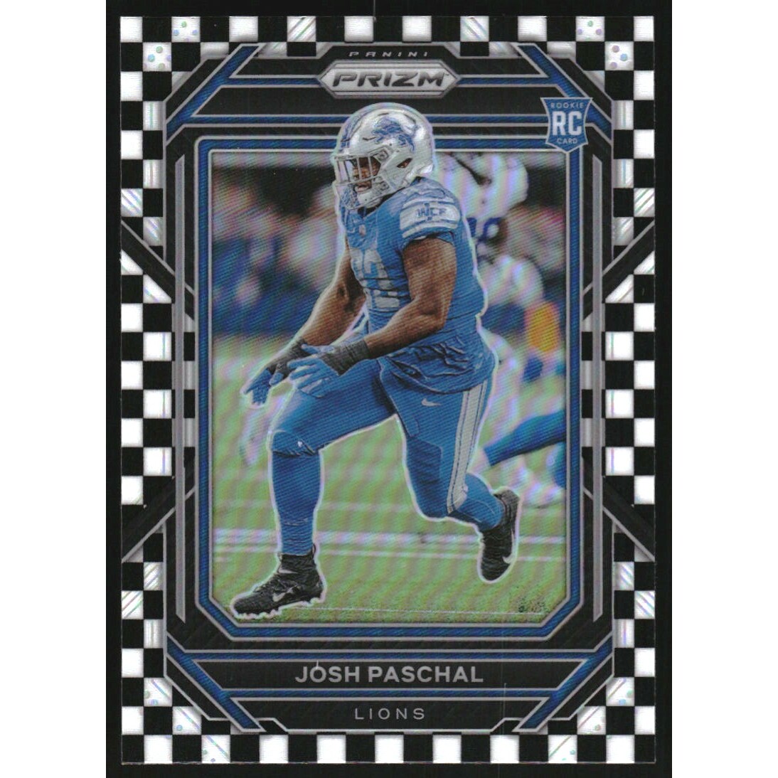 2022 Panini Prizm Prizms Black and White Checker #389 Josh Paschal 2022 Panini Prizm Prizms Black and White Checker #389 Josh Paschal
