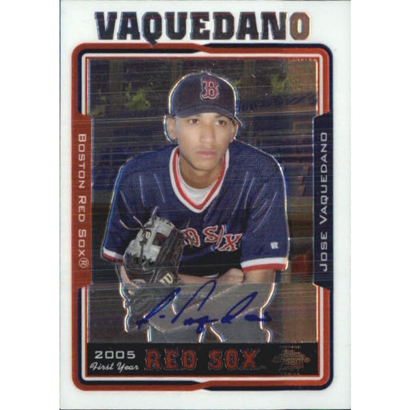 2005 Topps Chrome Refractors #228 Jose Vaquedano FY AU