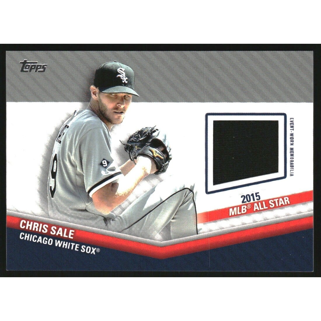 2020 Topps Update All Star Stitches #ASSCCHS Chris Sale. rookie card picture