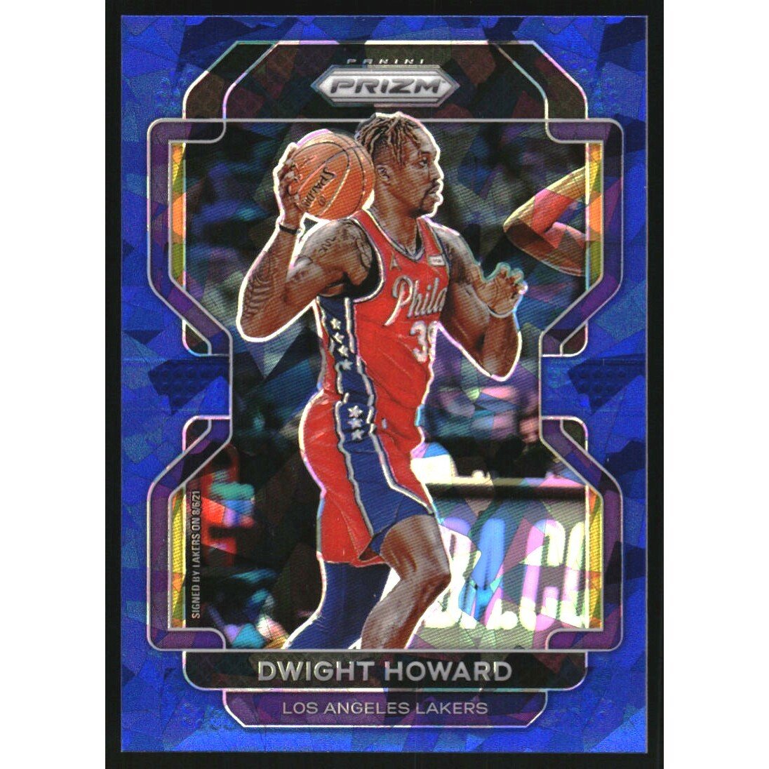 2021-22 Panini Prizm Prizms Blue Ice #172 Dwight Howard. rookie card picture
