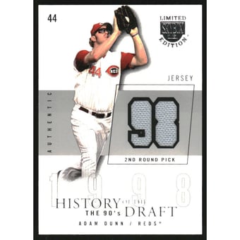 2004 SkyBox LE History Draft 90's Jersey Silver #AD Adam Dunn