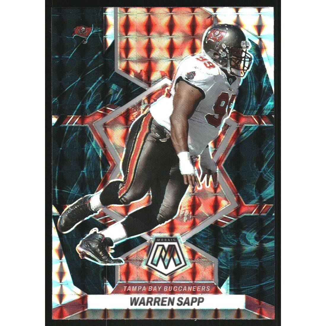 2022 Panini Mosaic Mosaic Genesis #239 Warren Sapp. rookie card picture
