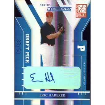 2004 Donruss Elite Extra Edition Signature Status #346 Eric Haberer DP/50