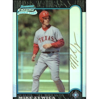 1999 Bowman Chrome Gold Refractors #172 Mike Zywica