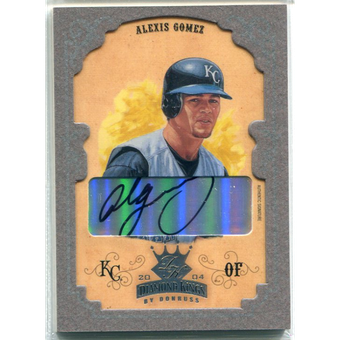 2004 Diamond Kings DK Signatures Framed Silver #96 Alexis Gomez/25