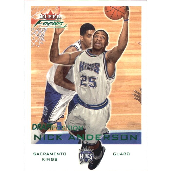 2000-01 Fleer Focus Draft Position #35 Nick Anderson/100. rookie card picture