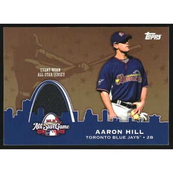 2009 Topps Update All-Star Stitches Gold #AST56 Aaron Hill
