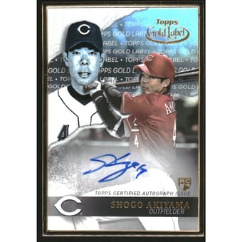 2020 Topps Gold Label Framed Autographs #GLASA Shogo Akiyama