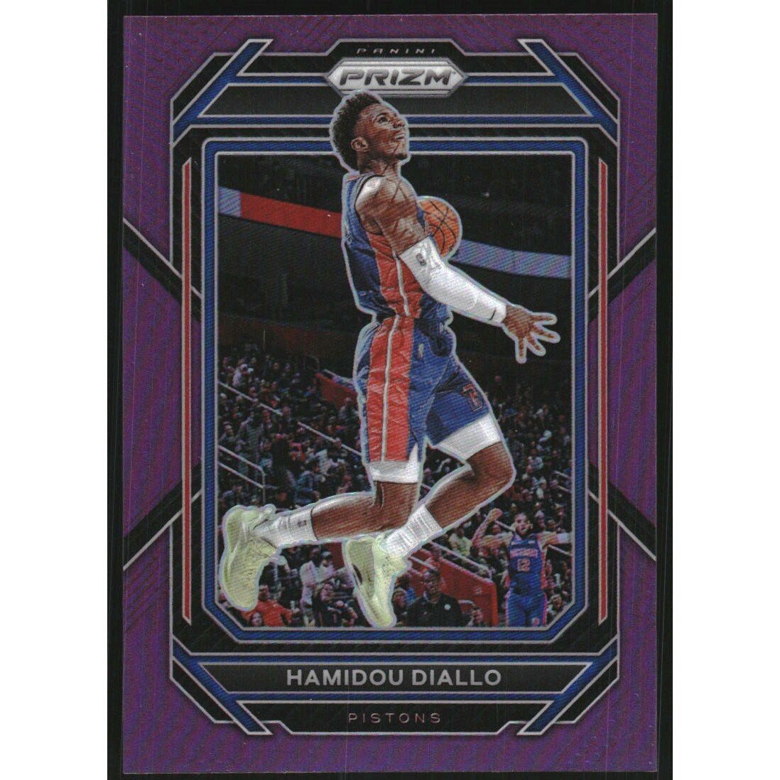 2022-23 Panini Prizm Prizms Purple #82 Hamidou Diallo. rookie card picture