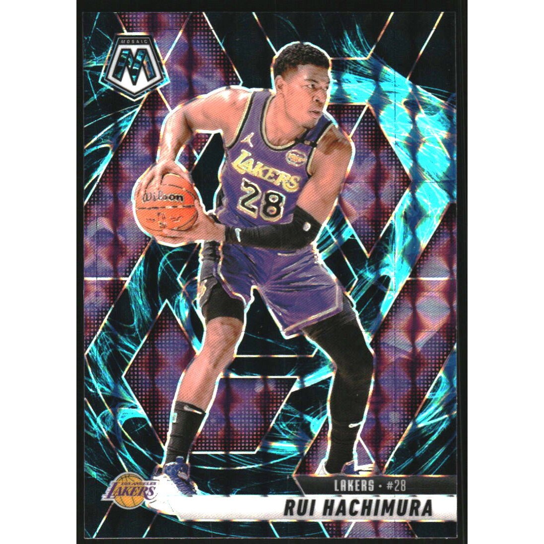 2024-25 Panini Mosaic Mosaic Genesis #88 Rui Hachimura. rookie card picture