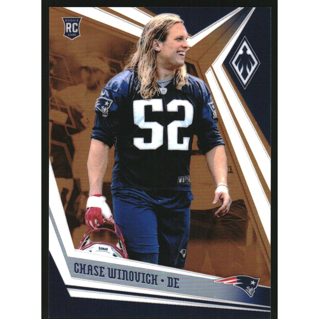 2019 Panini Phoenix Orange #149 Chase Winovich. rookie card picture