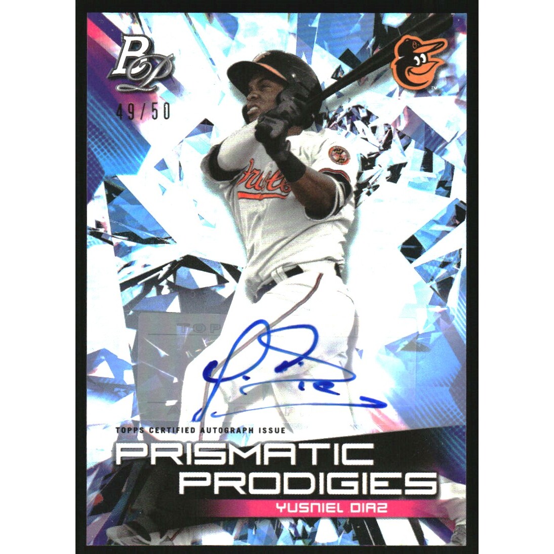 2019 Bowman Platinum Prismatic Prodigies Autographs #PPPAYD Yusniel Diaz 2019 Bowman Platinum Prismatic Prodigies Autographs #PPPAYD Yusniel Diaz