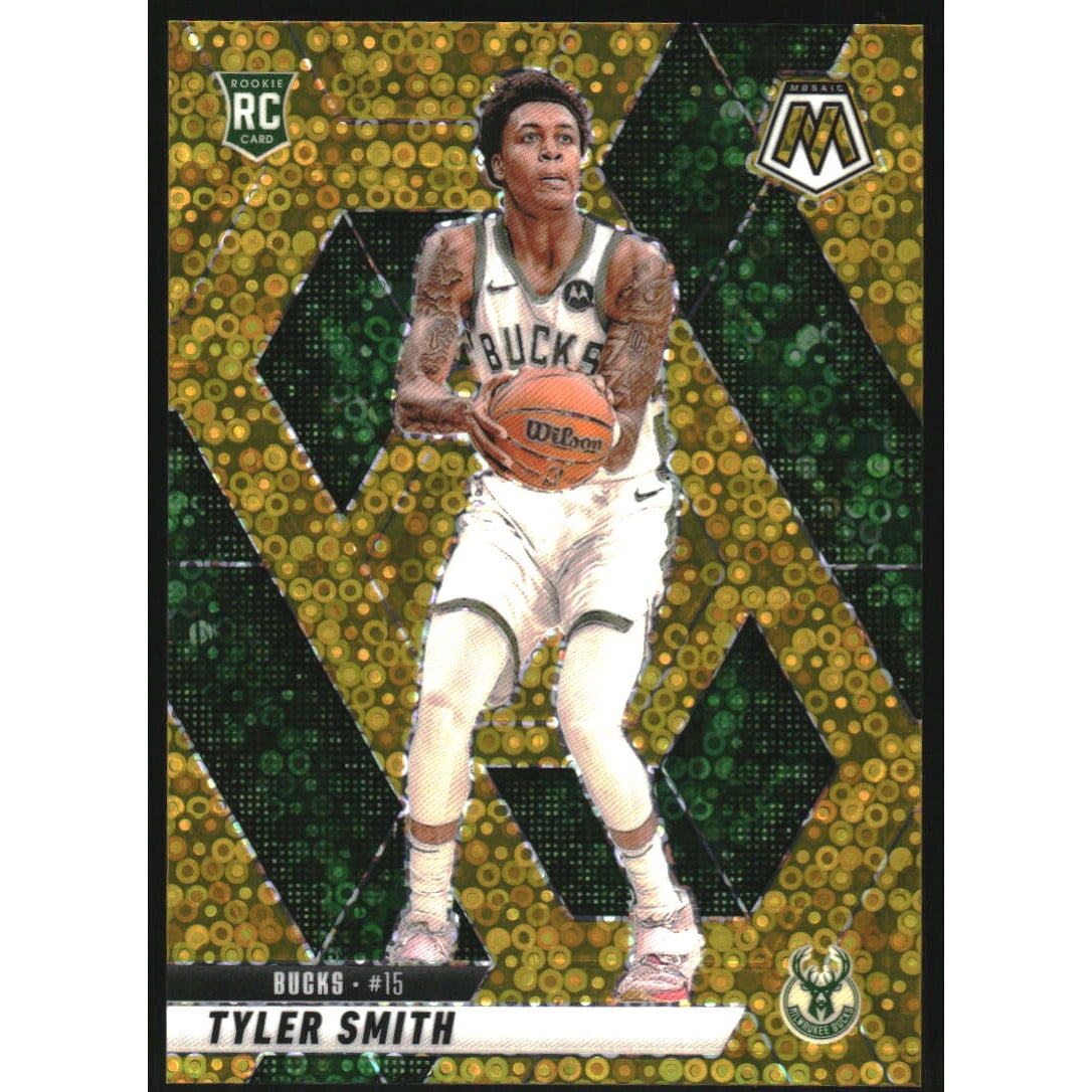 2024-25 Panini Mosaic Mosaic Fast Break Gold #225 Tyler Smith. rookie card picture