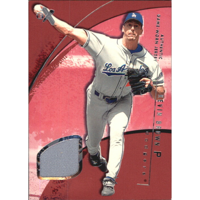 2002 E-X Essential Credentials Now #26 Kevin Brown Jsy/26