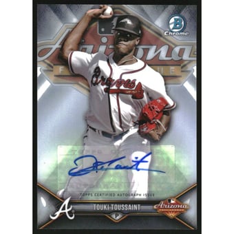 2018 Bowman Chrome '17 AFL Fall Stars Autographs #AFLTT Touki Toussaint/75