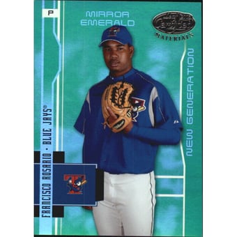2003 Leaf Certified Materials Mirror Emerald #214 Francisco Rosario NG