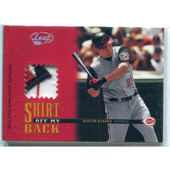 2004 Leaf Shirt Off My Back Team Logo Patch #SOMB12 Austin Kearns/32