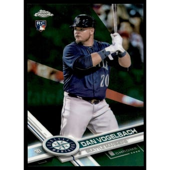 2017 Topps Chrome Green Refractors #86 Dan Vogelbach