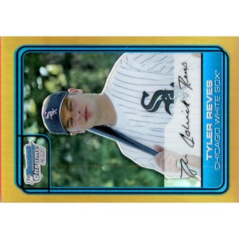 2006 Bowman Chrome Draft Draft Picks Gold Refractors #59 Tyler Reves