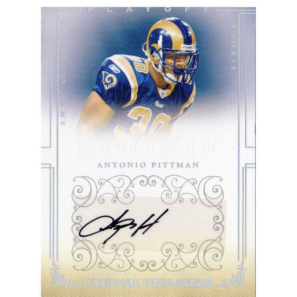 2007 Playoff National Treasures Signature Silver #103 Antonio Pittman