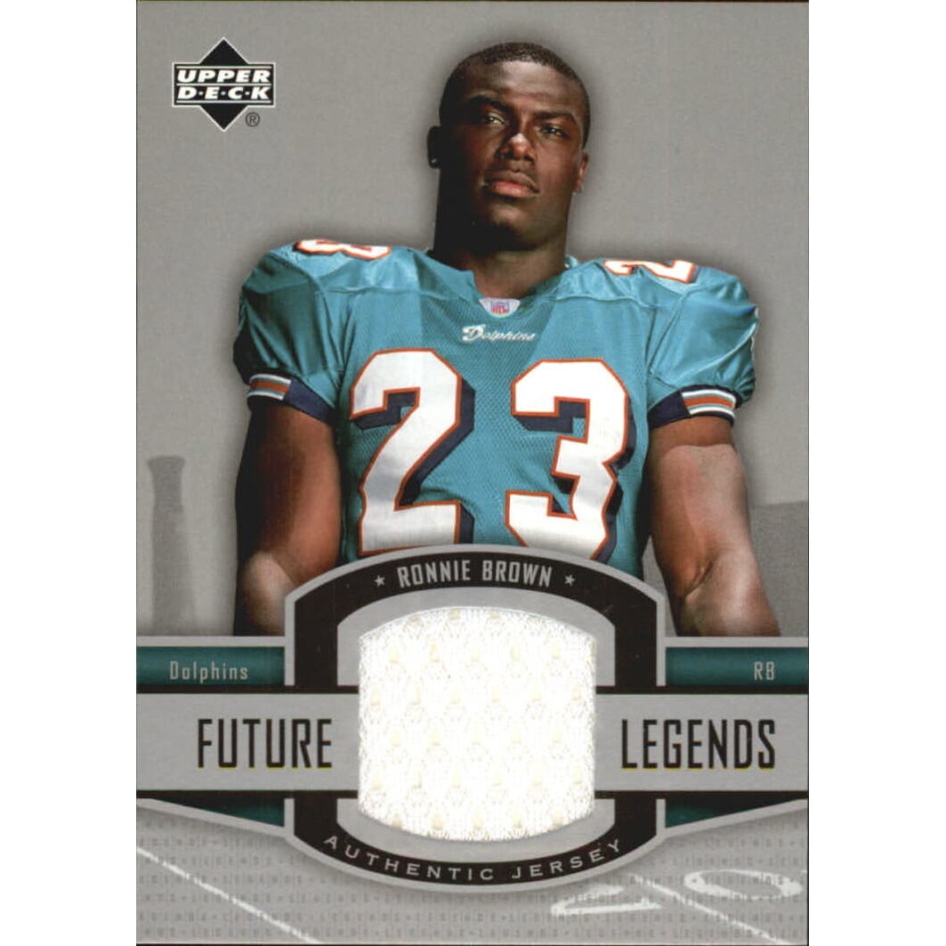 2005 Upper Deck Legends Future Legends Jersey #RB Ronnie Brown. rookie card picture