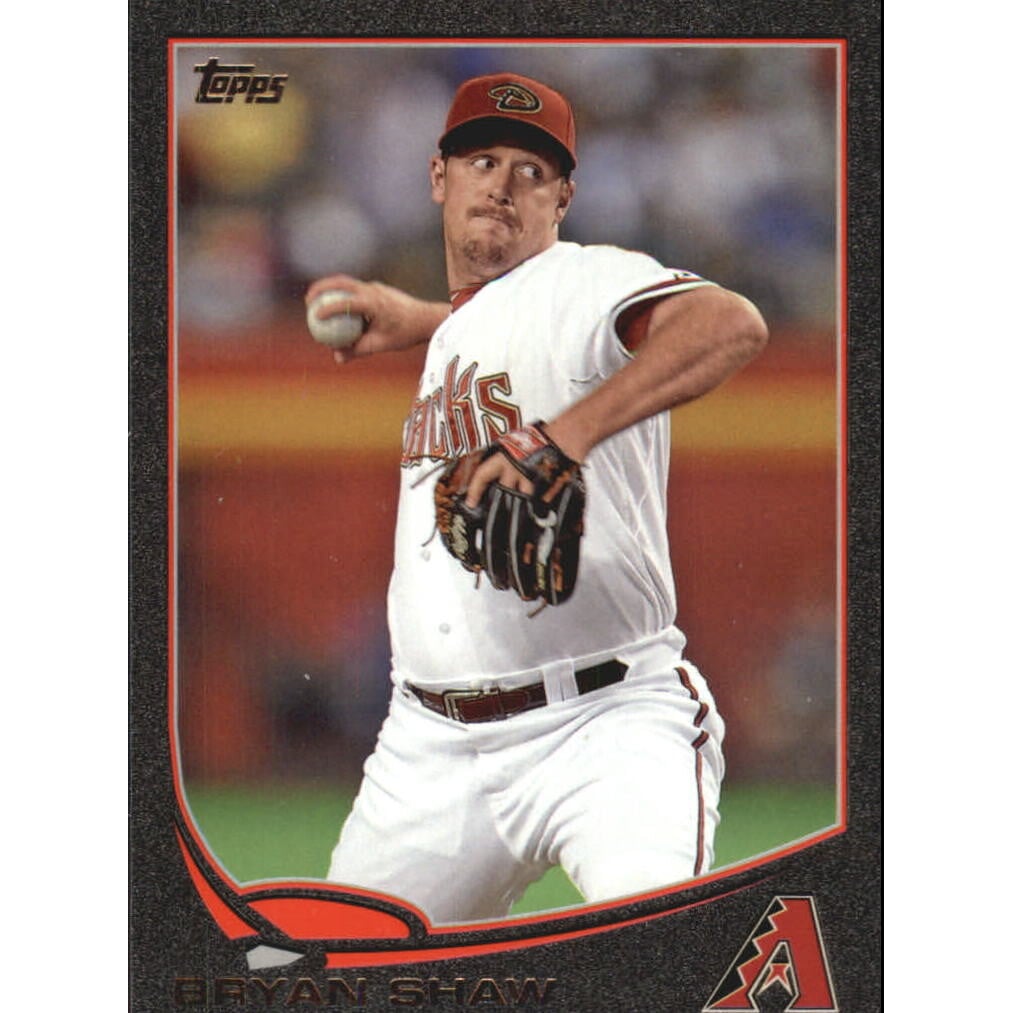 2013 Topps Black #101 Bryan Shaw. rookie card picture