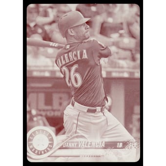 2018 Topps Printing Plates Magenta #414 Danny Valencia