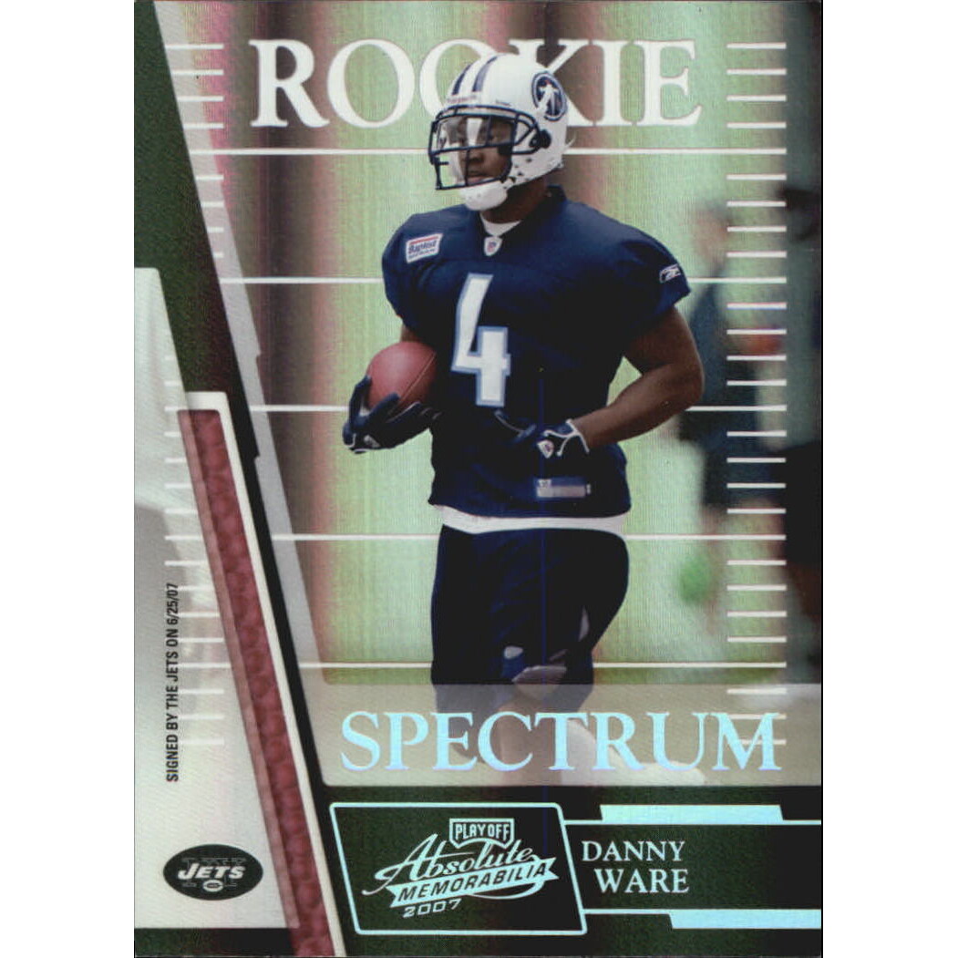 2007 Absolute Memorabilia Spectrum Silver #161 Danny Ware 2007 Absolute Memorabilia Spectrum Silver #161 Danny Ware