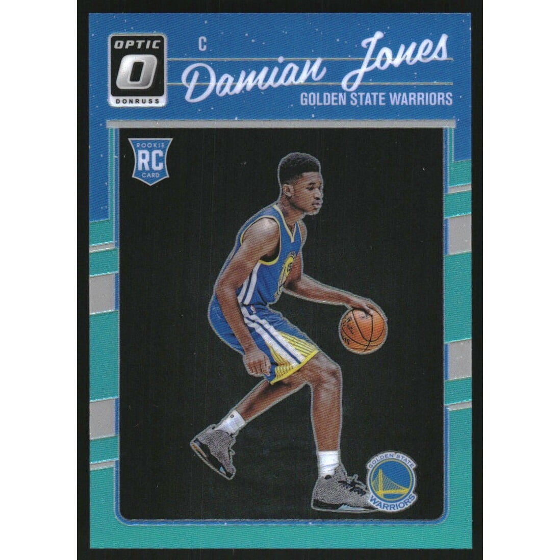 2016-17 Donruss Optic Aqua #174 Damian Jones. rookie card picture