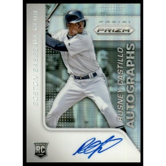 2015 Panini Prizm Autograph Prizms #39 Rusney Castillo