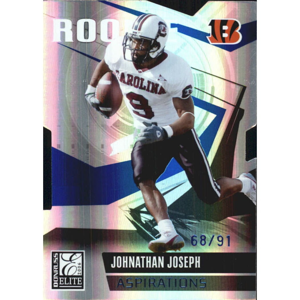2006 Donruss Elite Aspirations #171 Johnathan Joseph/91. rookie card picture