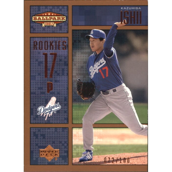 2002 Upper Deck Ballpark Idols Bronze #215 Kazuhisa Ishii ROO. rookie card picture